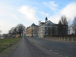 Böcklinstraße in Richtung Übigau