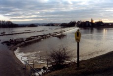 Hochwasser in der Flutrinne