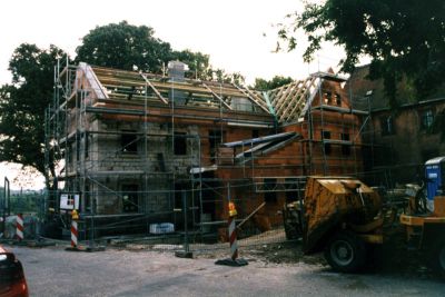Baustelle der Lindenschänke im September 1998 Baustelle der Lindenschänke im September 1998