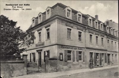 ak dresden uebigau restaurant zur kette a ak dresden uebigau restaurant zur kette a