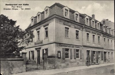 ak dresden uebigau restaurant zur kette a