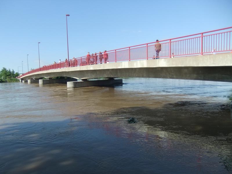 8,56m um 18 Uhr an der Flutrinne Höhe Sternstraße