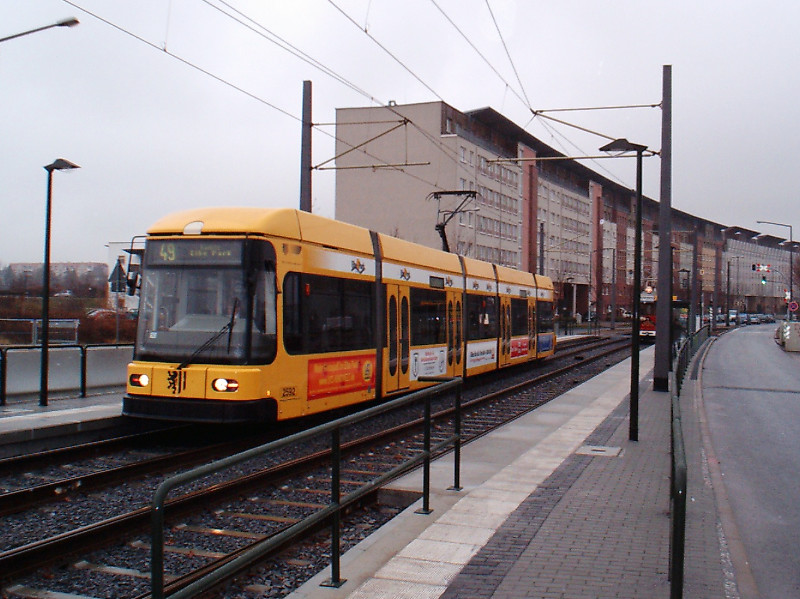 Haltestelle -An der Flutrinne- (Foto: F. Philipp)