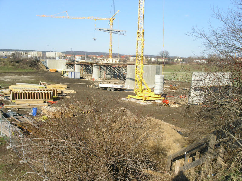 Der Überbau beginnt (Foto: F. Philipp)