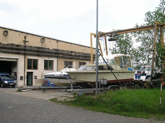 Schiffbaubetrieb im Werftgelände heute (Foto: F. Philipp)