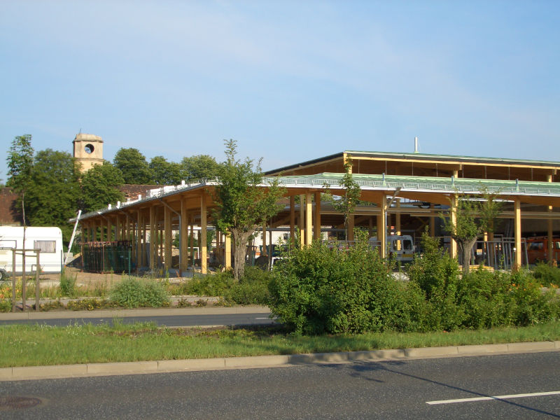 Gartenmarkt Dehner im Bau (Juni 2005, Foto: F. Philipp)