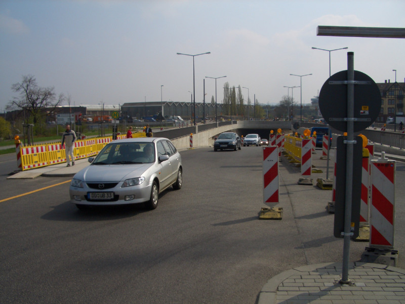 Freigabe der Unterführung Hamburger Straße (Foto: F. Philipp)