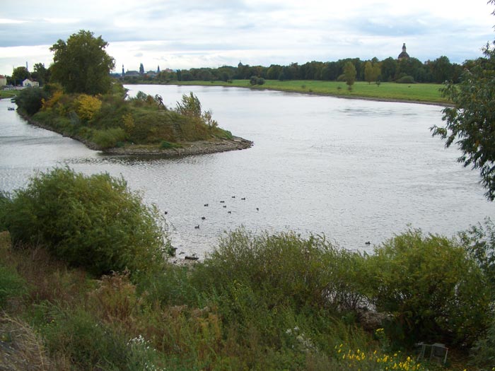 Mole am Pieschener Hafen (Foto: F. Philipp)