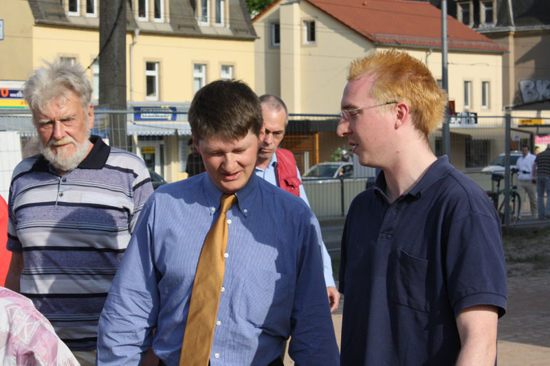 Lars Kluger im Gespräch (Foto: F. Philipp)