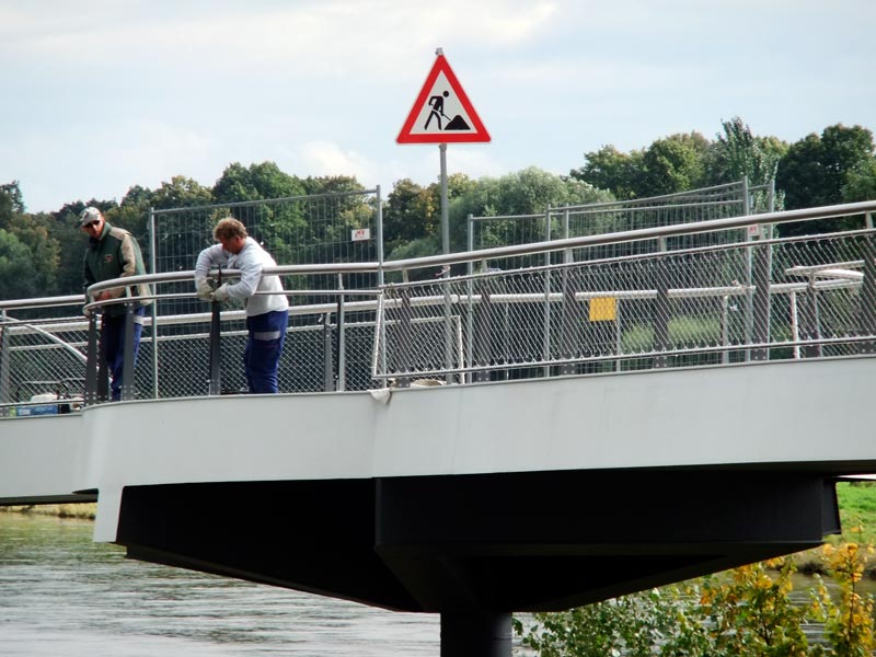 Restarbeiten an der Aussichtsplattform