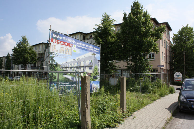 Der Standort befindet sich an der Werftstraße