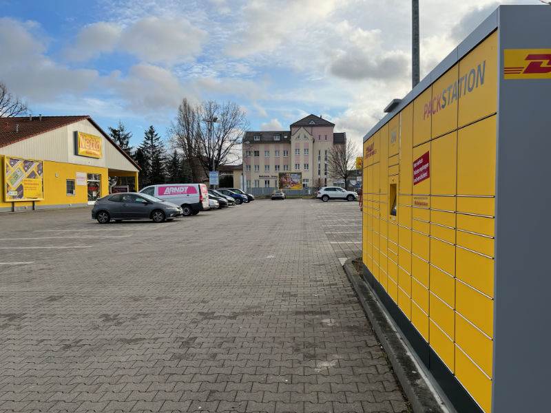 Standort Packstation 208 (Foto: F. Philipp)