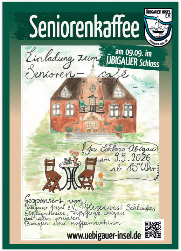 Flyer Seniorenkaffee (Quelle: Übigauer Insel e.V.) Flyer Seniorenkaffee (Quelle: Übigauer Insel e.V.)