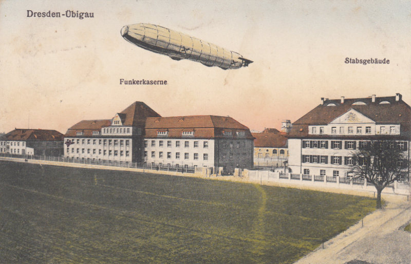 Funkerkaserne (Postkarte, 1915)