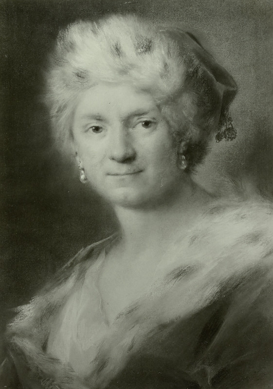 Rosalba Carriera Selbstbildnis als "Der Winter" 1709 (Foto: SLUB Dresden / Deutsche Fotothek / Walter Möbius)