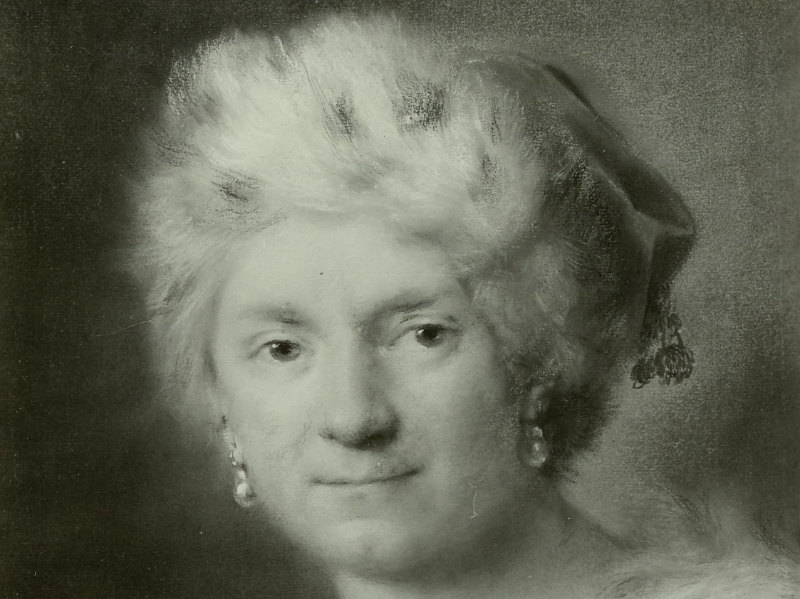 Rosalba Carriera Selbstbildnis als "Der Winter" (Foto: SLUB Dresden / Deutsche Fotothek / Walter Möbius)