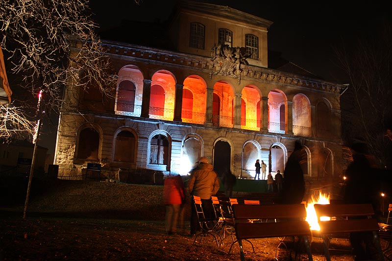 Illuminiertes Schloss Übigau