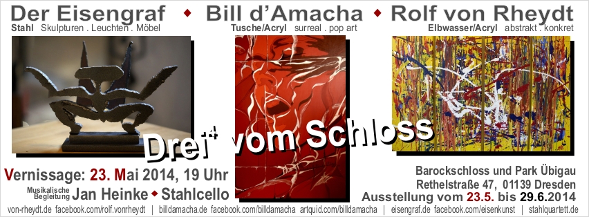 Ausstellung Drei vom Schloss