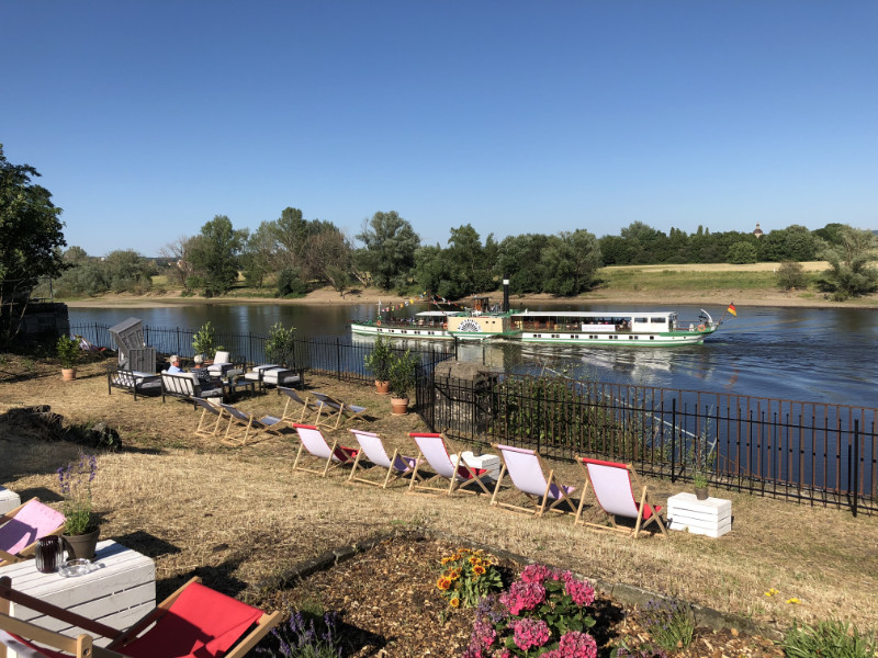 Sommerwirtschaft Schloss Übigau (Foto: F. Philipp, 2019)