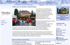 2008 - Die neue Homepage für Übigau